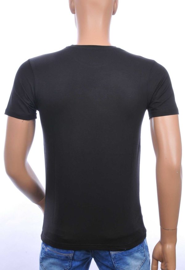 FRANCO RENZO Ronde Hals Heren Skull T-Shirt met Steentjes – Zwart | Trendy, Comfortabel en Perfect voor de Zomer