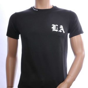 FCT COMPANY Trendy Los Angeles Ronde Hals Heren T-Shirt - Zwart | Comfortabel - Perfect voor Elke Seizoen | Streetwear - Casual Must-Have