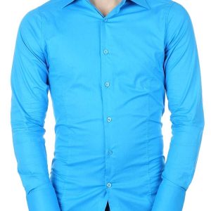 Red Bridge Slim Fit Stretch Heren Overhemd voor Heren - Turquoise | Elegant en Comfortabel