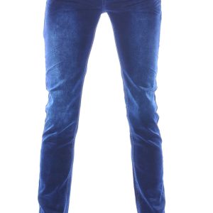 Jaylvis Trendy Regular Fit Stretch Heren Jeans met Contrastkleurige Stiksels - Blauw