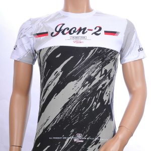 Ci-Borg Trendy ICON-2 Ronde Hals Slim Fit Heren T-Shirt - Zwart