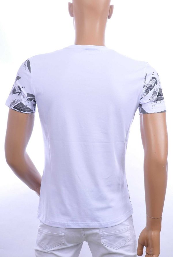 Ci-Borg Trendy ICON-2 Slim Fit Ronde Hals Heren T-shirt - Wit