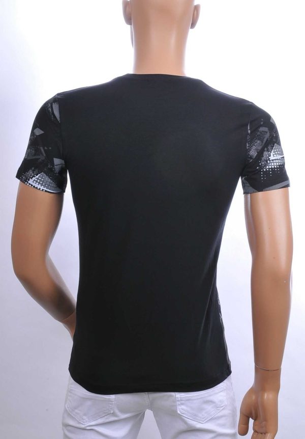 Ci-Borg Trendy ICON-2 Slim Fit Ronde Hals Heren T-shirt - Zwart