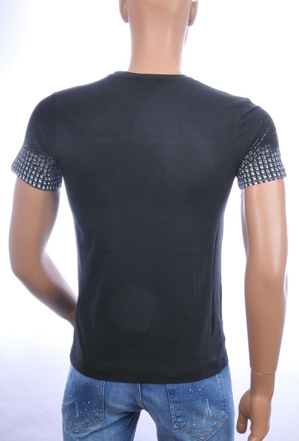 Ci-Borg Trendy RESPECT Ronde Hals Heren T-shirt - Zwart