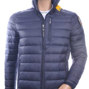 JUST KEY Trendy Slim Fit Korte Tussen Herenjas - Navy