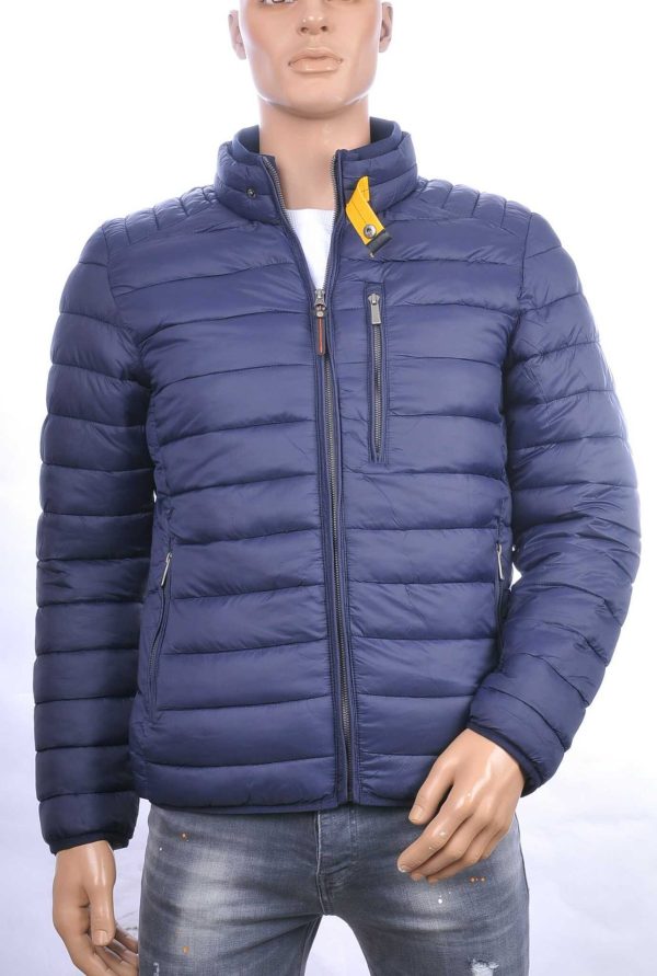 MEN'S WEAR Trendy Slim Fit Korte Herenjas - Navy